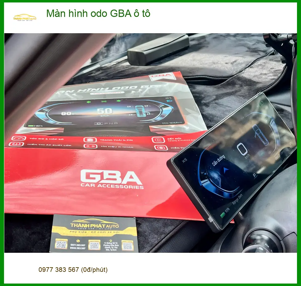 Anh Bách lắp màn hình ODO GBA ô tô cho Mazda 3 tại Hóc Môn tiện lợi ảnh thực tế 3