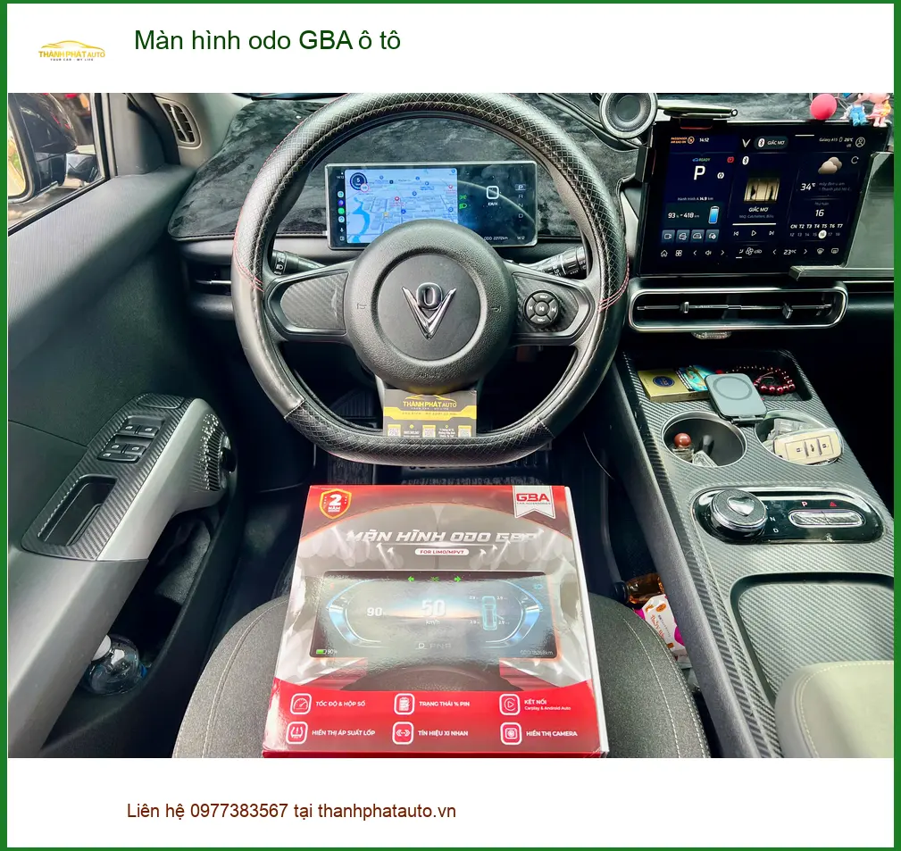 Anh Bách lắp màn hình ODO GBA ô tô cho Mazda 3 tại Hóc Môn tiện lợi ảnh thực tế 4