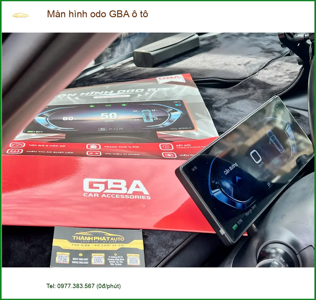 Anh Khang lắp Màn hình odo GBA ô tô Hyundai Accent tại Quận Cần Giờ vì màn hình cũ lỗi