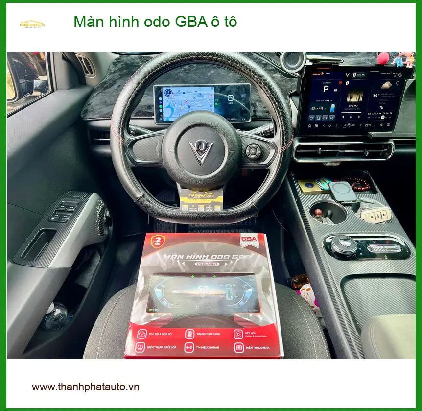 Anh Khang lắp Màn hình odo GBA ô tô Hyundai Accent tại Quận Cần Giờ vì màn hình cũ lỗi ảnh thực tế 3