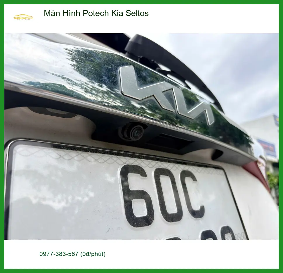 Chị Thảo lắp Màn Hình Potech Kia Seltos tại Quận 6 để nâng cấp tiện ích giải trí ảnh thực tế 3