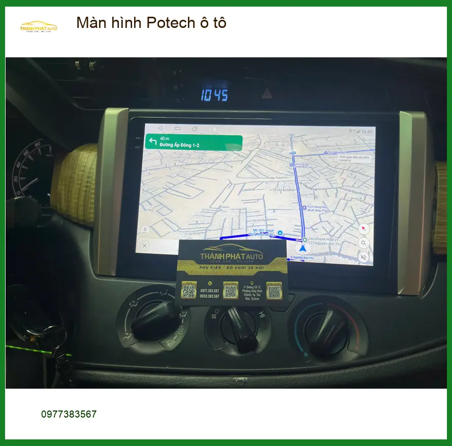 Anh Khang nâng cấp màn hình Potech ô tô cho Kia Carnival tại Cần Giờ ảnh thực tế 5