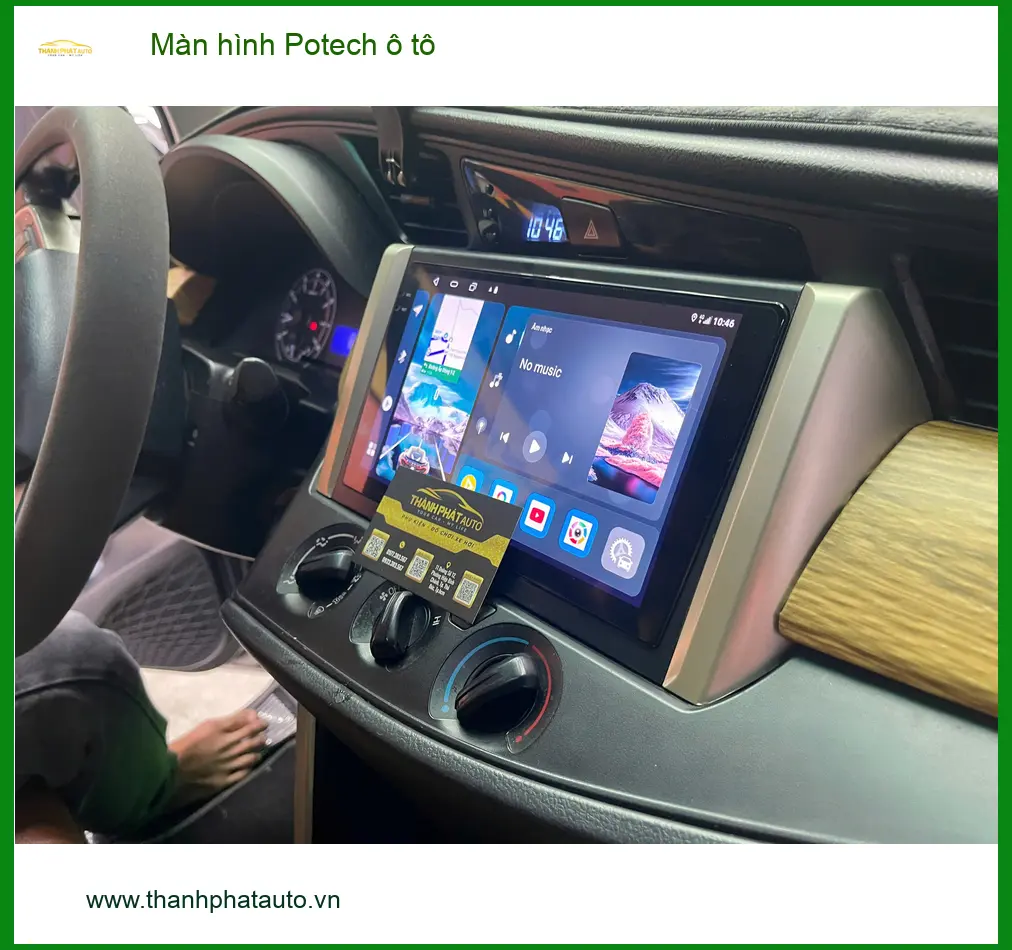 Anh Nam lắp màn hình Potech ô tô cho Honda CRV tại Quận 11. ảnh thực tế 5