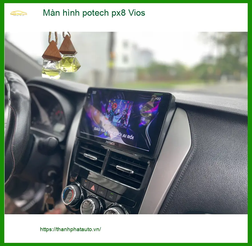 Anh Khang lắp Màn hình Potech PX8 Vios tại Quận 12 để có giải trí cao cấp ảnh thực tế 3