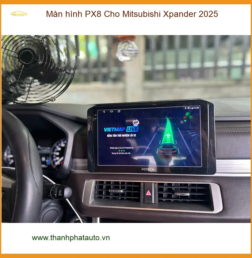 Anh Khang lắp Màn hình PX8 cho Xpander 2025 tại Quận 3 ảnh thực tế 2