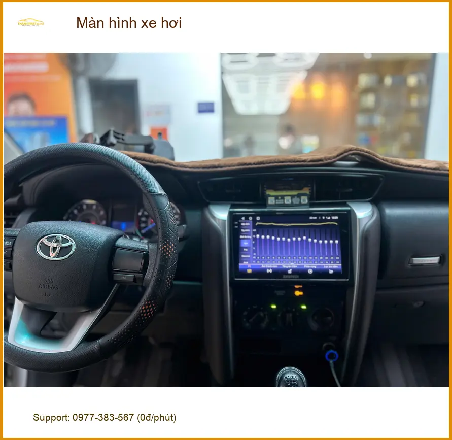 Anh Minh lắp màn hình xe hơi cho Honda CRV tại Quận 3 để nâng tầm trải nghiệm lái xe