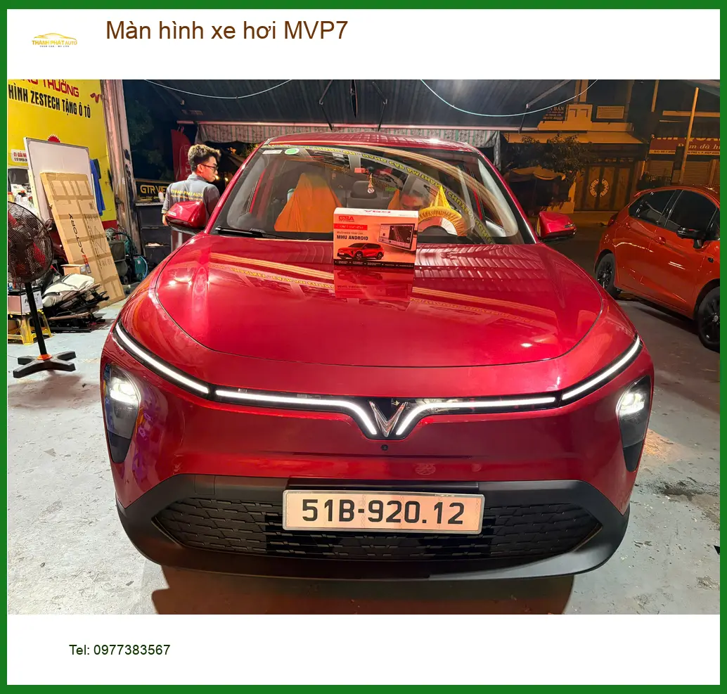 Chị Thư gắn màn hình xe hơi MVP7 cho Kia Cerato ở Quận Thủ Đức chính hãng
