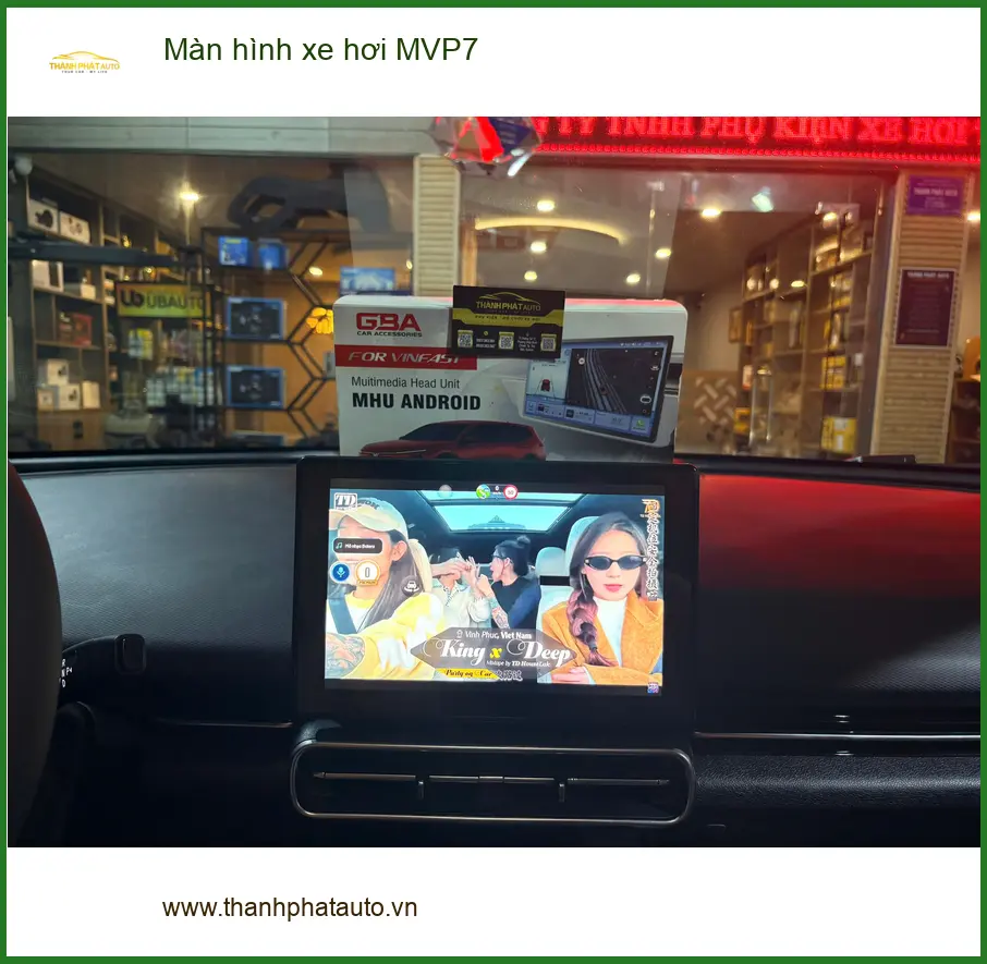 Chị Thư gắn màn hình xe hơi MVP7 cho Kia Cerato ở Quận Thủ Đức chính hãng ảnh thực tế 3