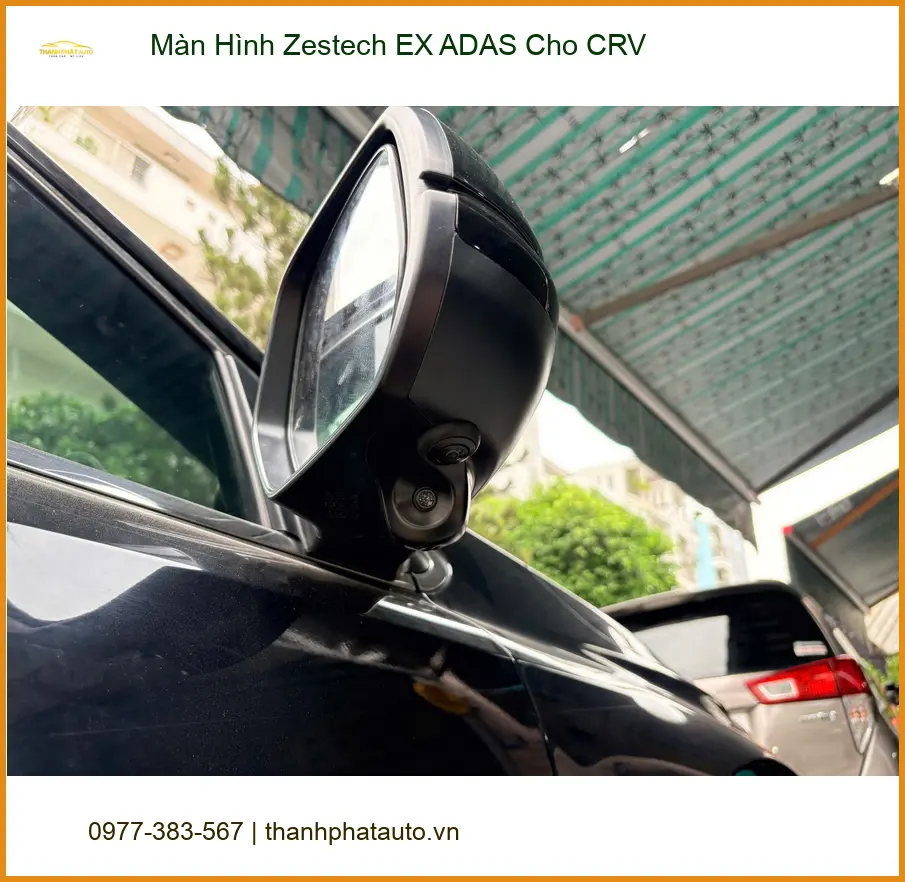 Anh Khải nâng cấp Màn Hình Zestech EX ADAS cho CRV Quận Tân Phú để lái xe an toàn hơn