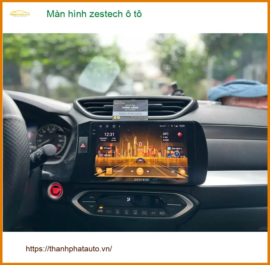Anh Kiên lắp màn hình Zestech ô tô cho Hyundai Creta tại Quận 10 vì muốn trải nghiệm công nghệ mới