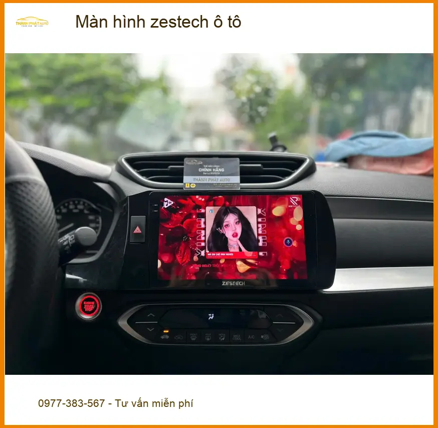 Anh Kiên lắp màn hình Zestech ô tô cho Hyundai Creta tại Quận 10 vì muốn trải nghiệm công nghệ mới ảnh thực tế 2