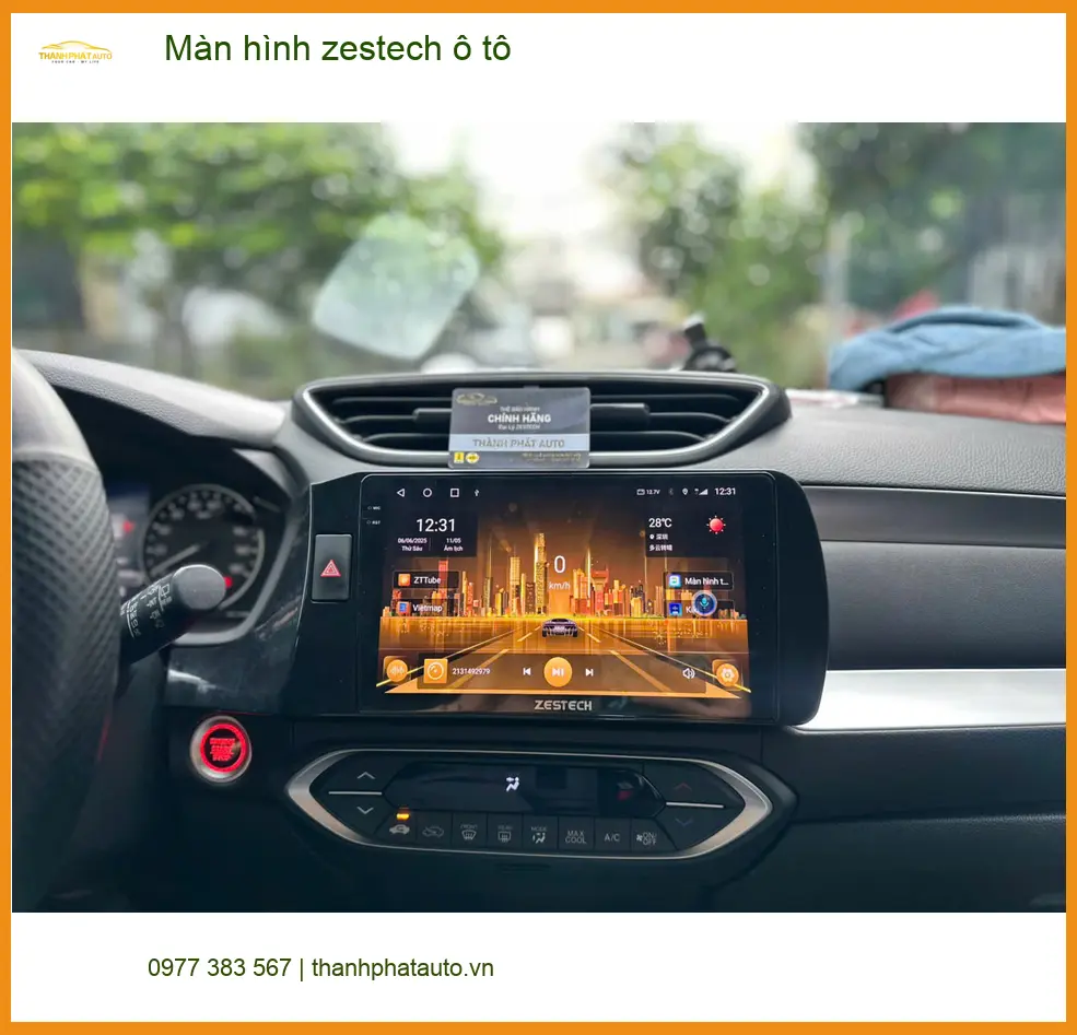 Chú Duy lắp màn hình Zestech ô tô cho Ford Everest tại Quận 12 ảnh thực tế 2