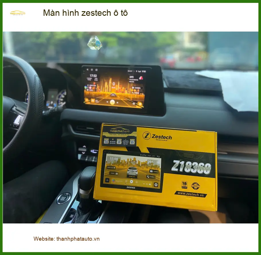 Anh Kiên nâng cấp màn hình Zestech ô tô cho Hyundai Accent tại Hóc Môn ảnh thực tế 2