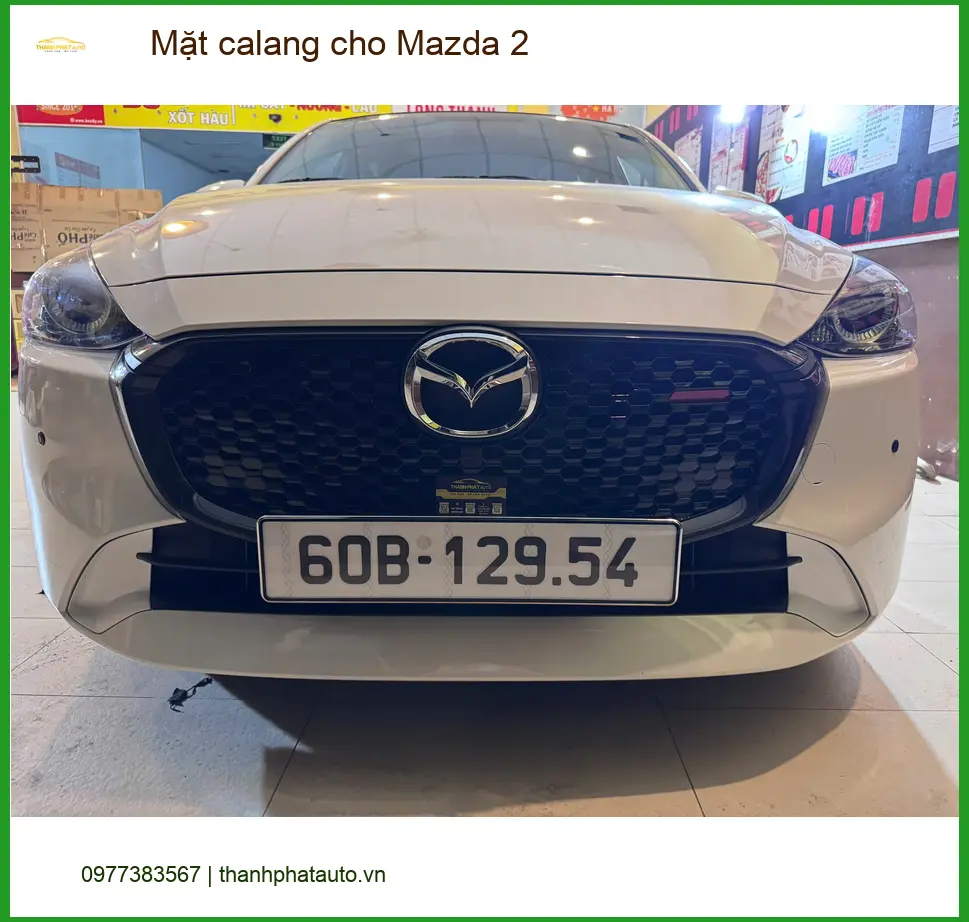 Anh Khôi độ Mặt calang cho Mazda 2 tại Củ Chi để xe trông mới và thể thao hơn ảnh thực tế 2