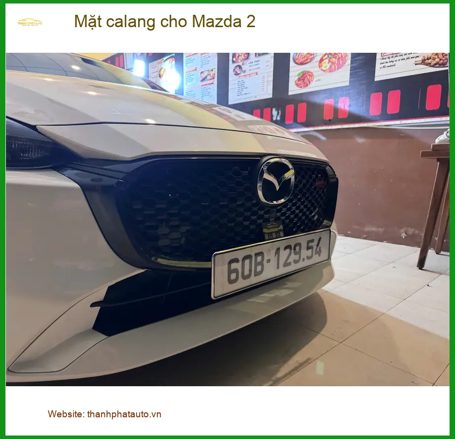Anh Khôi độ Mặt calang cho Mazda 2 tại Củ Chi để xe trông mới và thể thao hơn ảnh thực tế 5