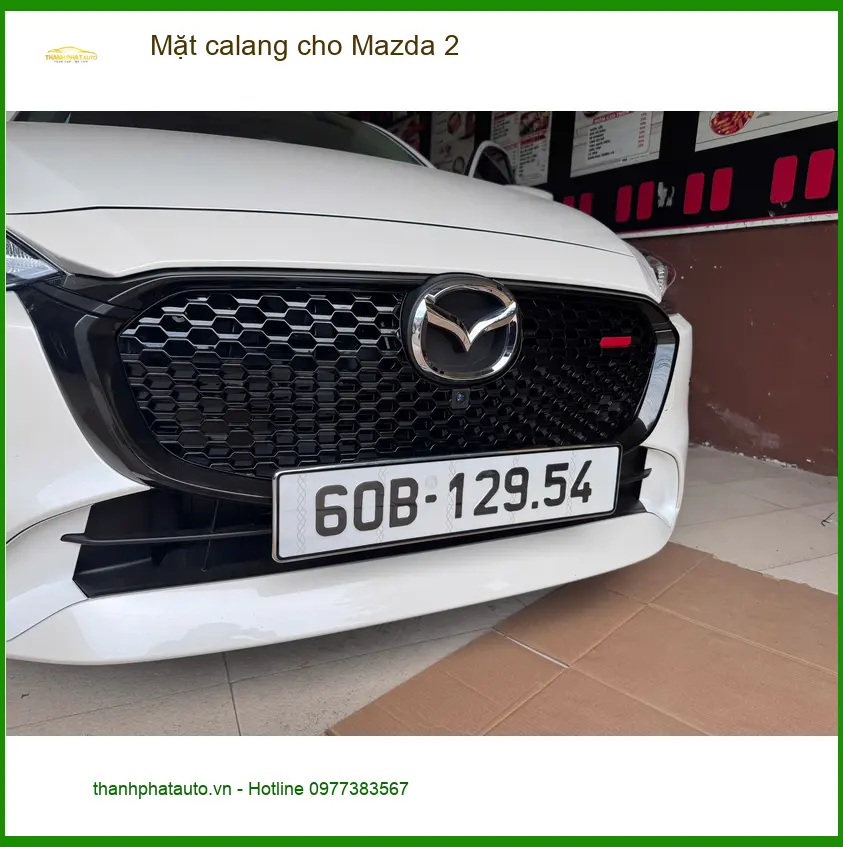 Anh Khải độ mặt calang cho Mazda 2 tại Quận 5 để xe có diện mạo mới ảnh thực tế 4