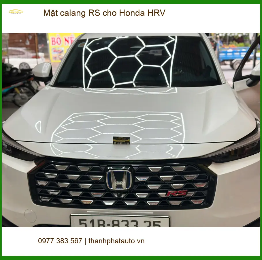 Chị Mai Khanh độ mặt calang RS cho Honda HRV vì muốn nâng tầm phong cách tại Quận 5 ảnh thực tế 3
