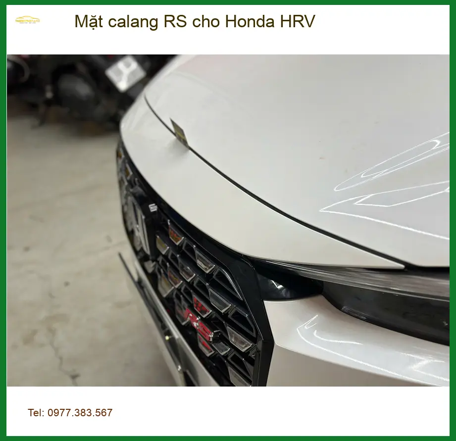 Chị Mai Khanh độ mặt calang RS cho Honda HRV vì muốn nâng tầm phong cách tại Quận 5 ảnh thực tế 4