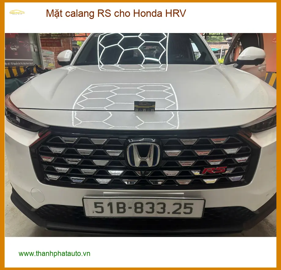 Chị Mai Khanh độ mặt calang RS cho Honda HRV vì muốn nâng tầm phong cách tại Quận 5 ảnh thực tế 5