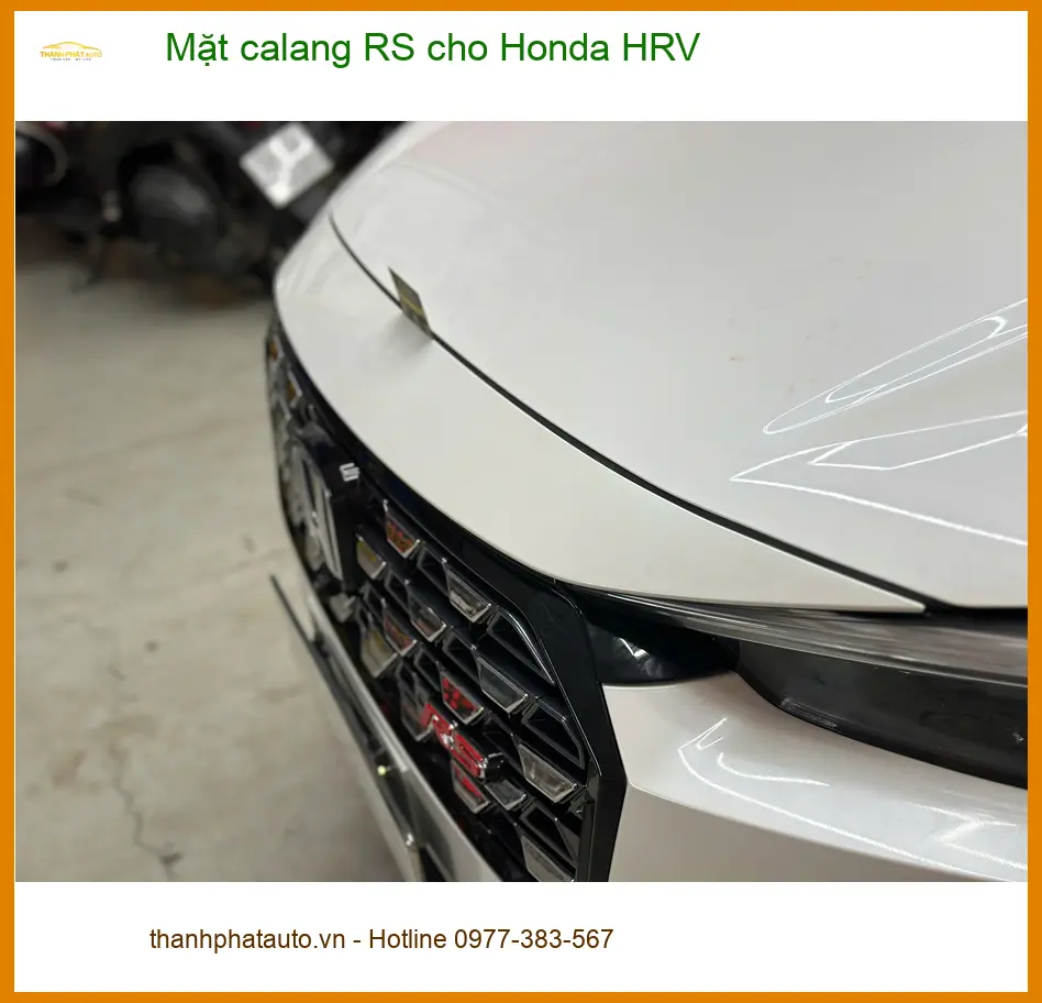 Anh Tân lắp Mặt calang RS cho Honda HRV tại Quận 3 để xe nhìn thể thao hơn