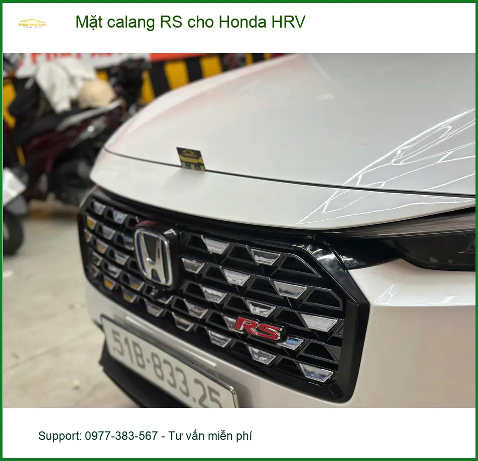 Anh Tân lắp Mặt calang RS cho Honda HRV tại Quận 3 để xe nhìn thể thao hơn ảnh thực tế 2