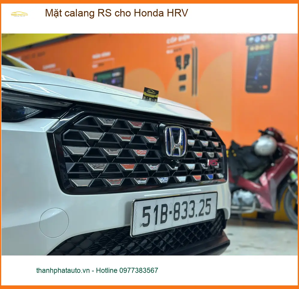Anh Tân lắp Mặt calang RS cho Honda HRV tại Quận 3 để xe nhìn thể thao hơn ảnh thực tế 4