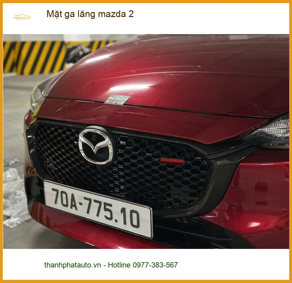 Anh Tùng nâng cấp Mặt ga lăng Mazda 2 tại Quận 7 để xe trông cá tính hơn ảnh thực tế 2