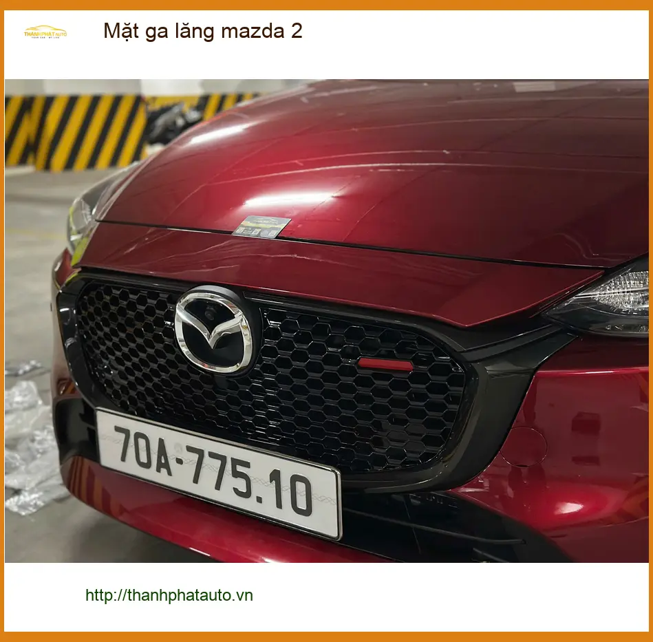 Anh Tùng cần lắp Mặt ga lăng Mazda 2 mới tại Cần Giờ để xe trông sang hơn ảnh thực tế 2