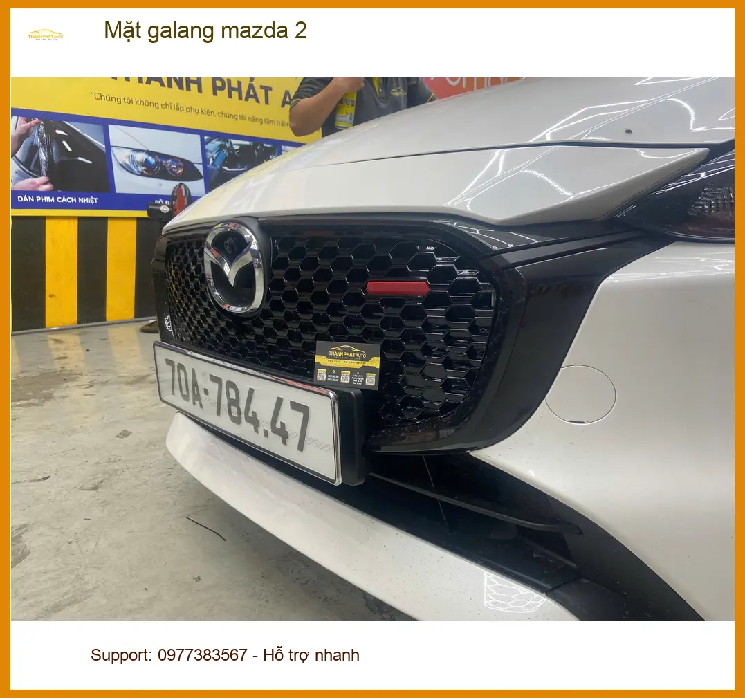 Anh Minh độ Mặt galang Mazda 2 tại Quận Gò Vấp muốn xe trông mới hơn
