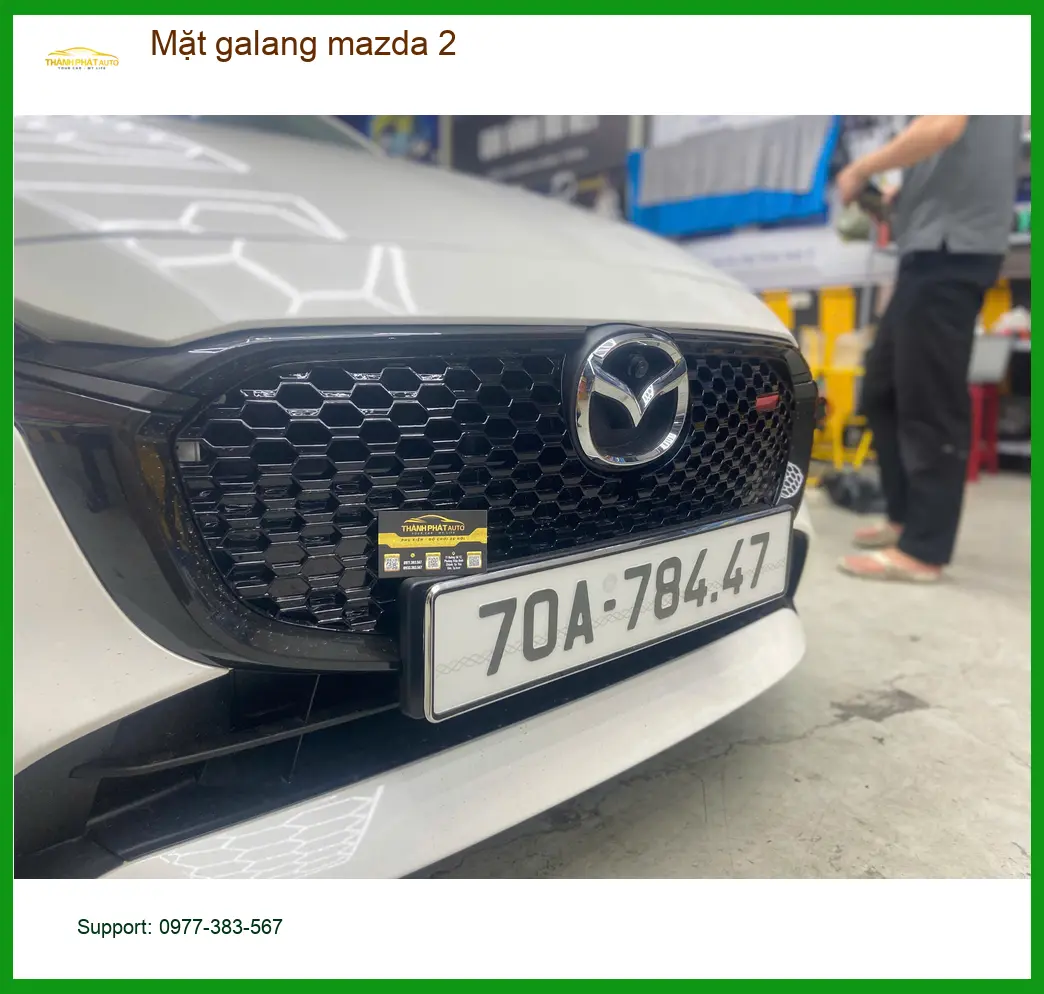 Nơi Độ Mặt galang Mazda 2 uy tín cho xe Chị Thảo tại Quận Tân Bình