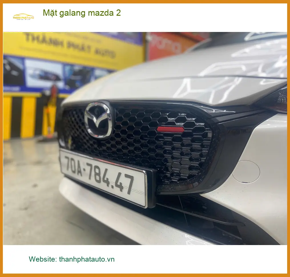 Nơi Độ Mặt galang Mazda 2 uy tín cho xe Chị Thảo tại Quận Tân Bình ảnh thực tế 2