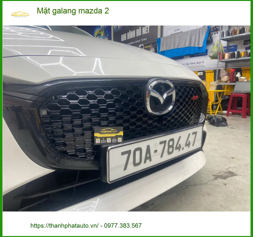 Nơi Độ Mặt galang Mazda 2 uy tín cho xe Chị Thảo tại Quận Tân Bình ảnh thực tế 3