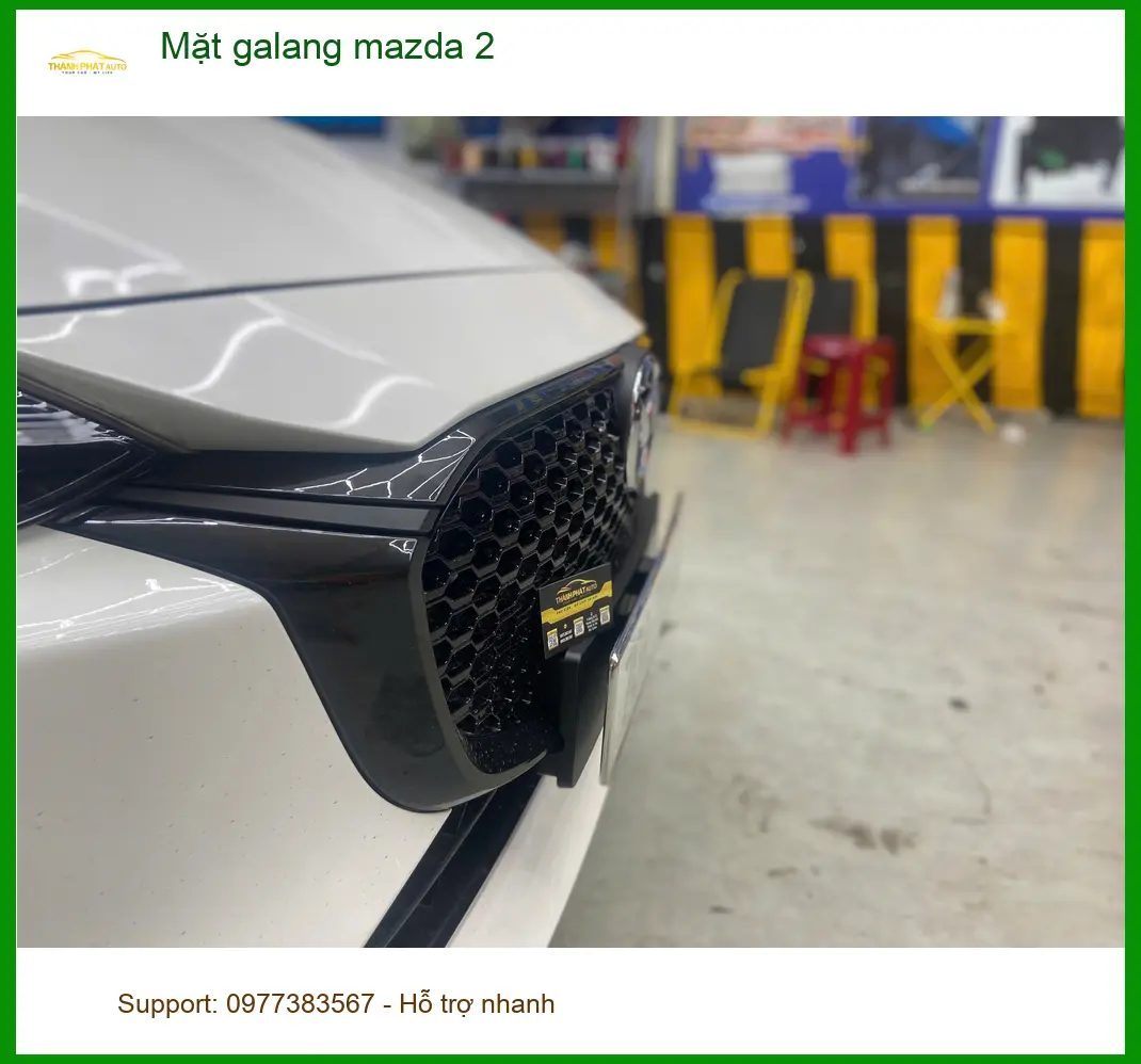 Nơi Độ Mặt galang Mazda 2 uy tín cho xe Chị Thảo tại Quận Tân Bình ảnh thực tế 4