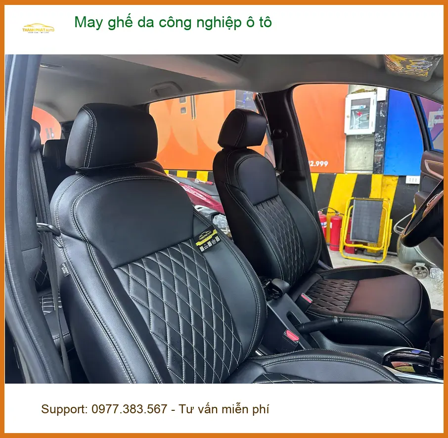 Chị Thảo bọc ghế da công nghiệp ô tô cho Honda CR-V tại Quận 7 ảnh thực tế 4
