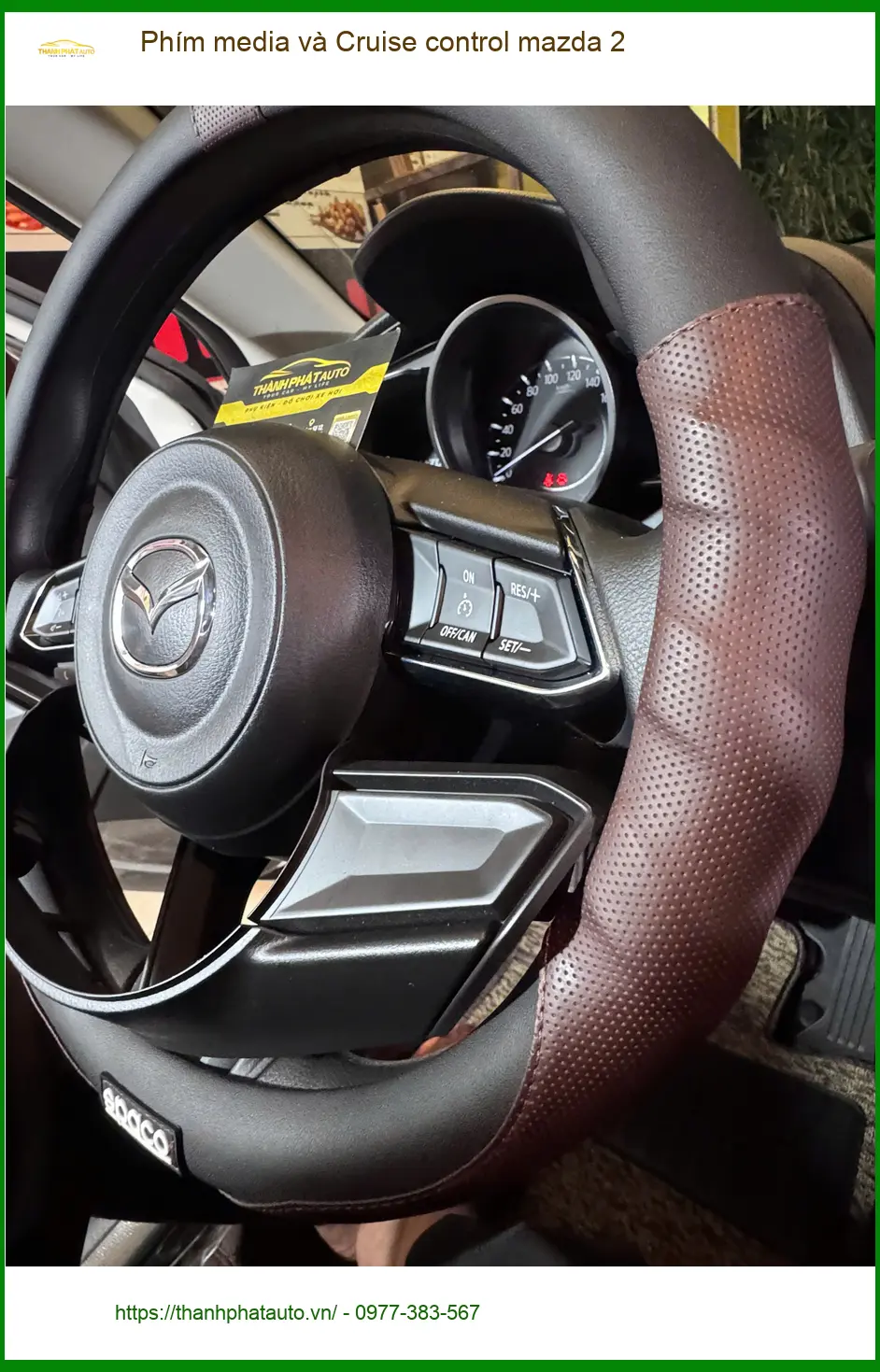 Dịch vụ lắp Phím media và Cruise control Mazda 2 Quận 5 uy tín ảnh thực tế 3