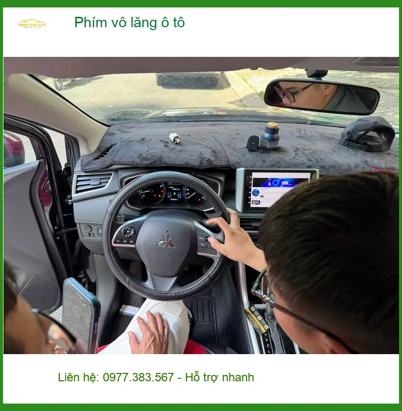 Chị Lan Anh nâng cấp phím vô lăng ô tô Mazda CX5 tại Quận 9 lái xe tiện hơn ảnh thực tế 2