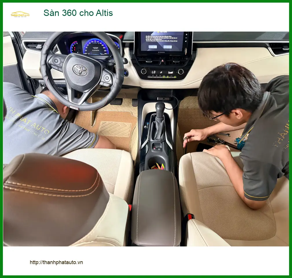 Anh Quốc lắp camera 360 cho Toyota Altis tại Quận 7 để an tâm lái xe hơn ảnh thực tế 3