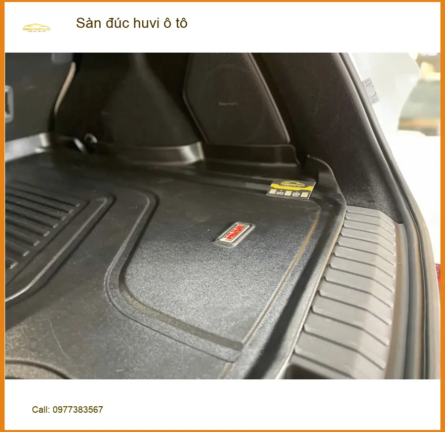 Anh Lâm lắp sàn đúc huvi ô tô Mazda CX-5 tại Bình Chánh giữ sàn sạch đẹp ảnh thực tế 4