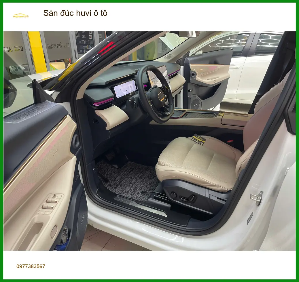 Anh Lâm lắp sàn đúc huvi ô tô Mazda CX-5 tại Bình Chánh giữ sàn sạch đẹp ảnh thực tế 5