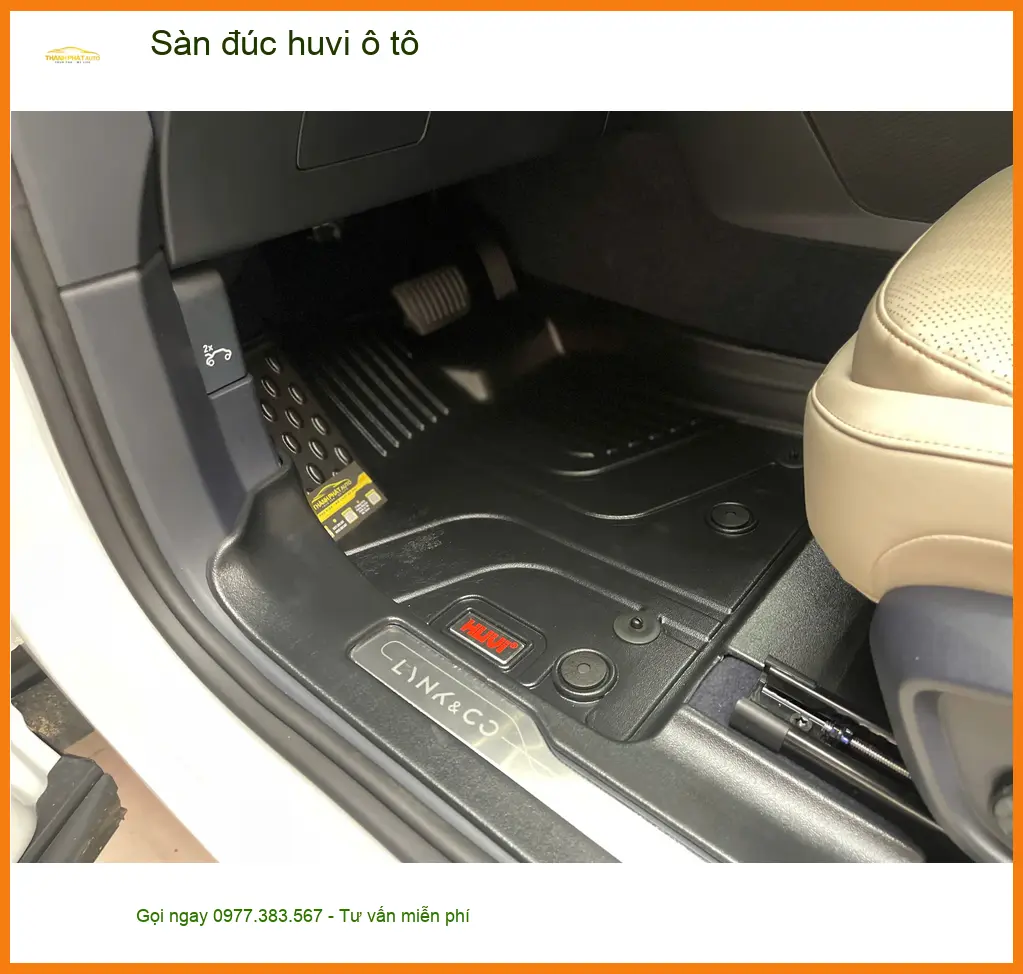 Anh Khải lắp sàn đúc huvi ô tô cho Mitsubishi Attrage tại Củ Chi để nội thất luôn sạch sẽ ảnh thực tế 3