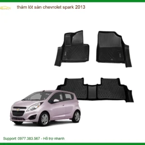 Thảm Lót Sàn Chevrolet Spark 2013 - Địa Chỉ Lắp Đặt Uy Tín TPHCM