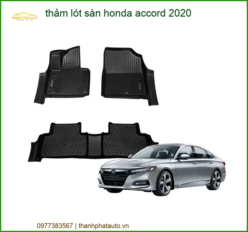 Thảm Lót Sàn Ô Tô Cao Cấp Honda Accord 2020 - Địa Chỉ Lắp Đặt Uy Tín TPHCM