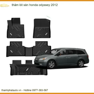 Thảm Lót Sàn Ô Tô Honda Odyssey 2012 - Trung Tâm Lắp Đặt Uy Tín Giá Tốt TPHCM