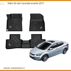 Thảm Lót Sàn 5D/6D Cao Cấp Hyundai Avante 2011 - Địa Chỉ Lắp Đặt Uy Tín TPHCM