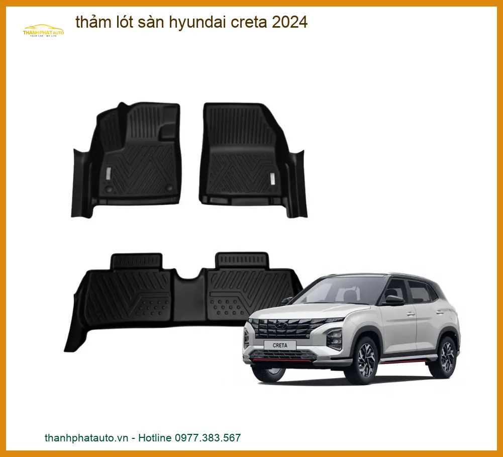Thảm Lót Sàn Hyundai Creta 2024 - Trung Tâm Lắp Đặt Cao Cấp TPHCM
