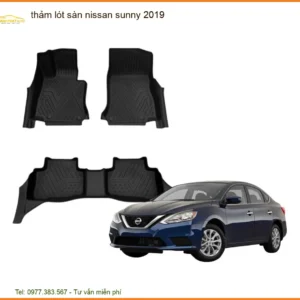 Thảm Lót Sàn Ô Tô Cao Cấp Nissan Sunny 2019 - Địa Chỉ Lắp Đặt Uy Tín Giá Tốt TPHCM