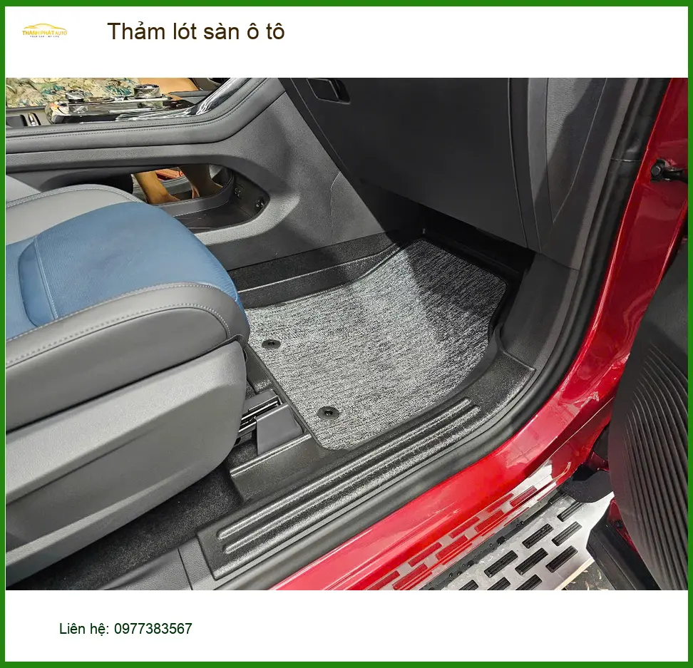 Chị Thuỷ Tiên lắp thảm lót sàn ô tô Hyundai Creta tại Quận 3 ảnh thực tế 3