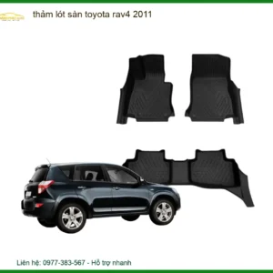 Thảm Lót Sàn Toyota RAV4 2011 Cao Cấp - Địa Chỉ Lắp Đặt Uy Tín TPHCM