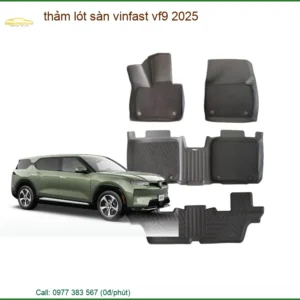 Thảm Lót Sàn Vinfast VF9 2025 - Địa Chỉ Lắp Đặt Uy Tín TPHCM