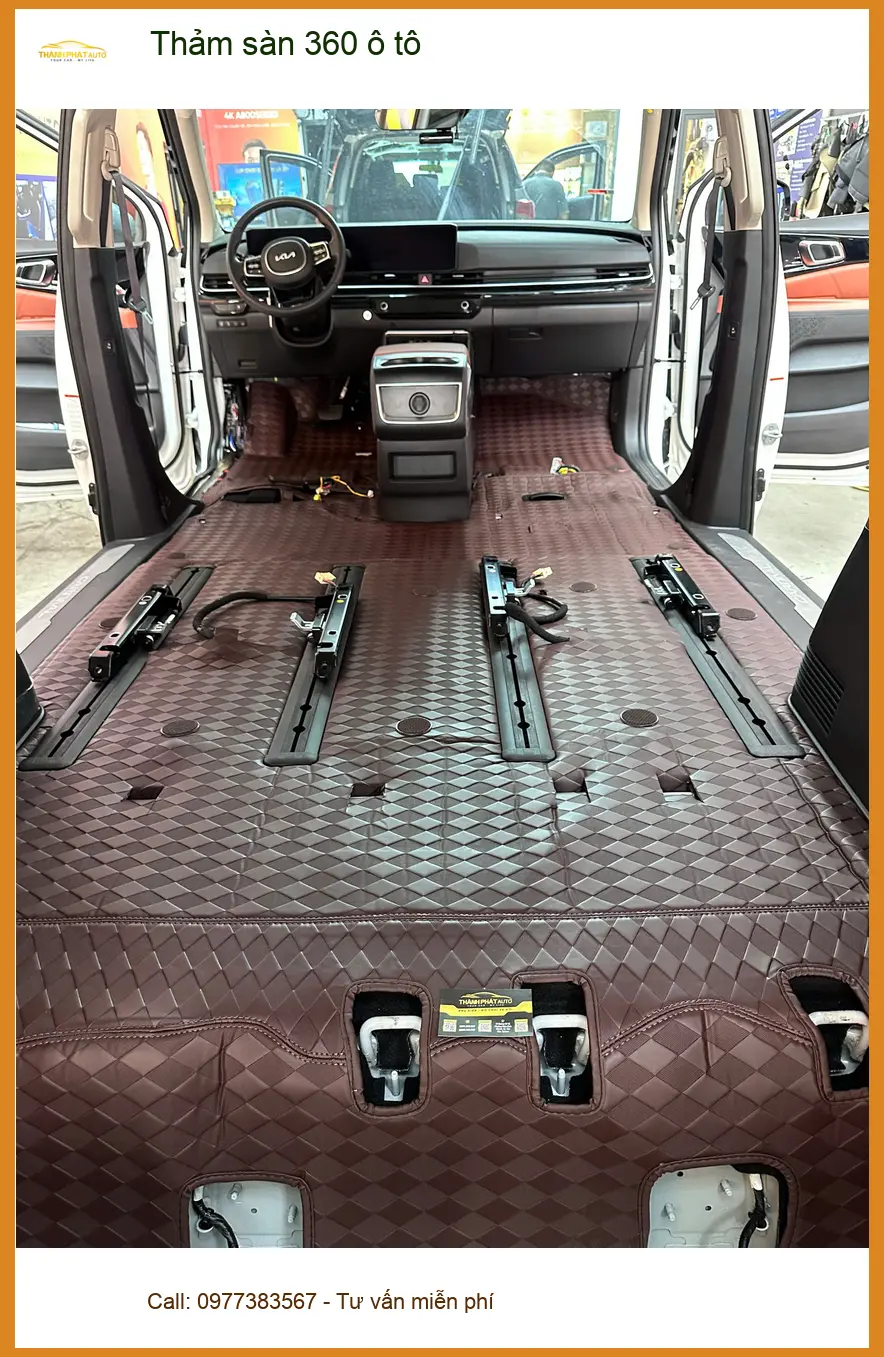 Chị Thảo lắp thảm sàn 360 ô tô Hyundai Creta tại Bình Tân ảnh thực tế 3